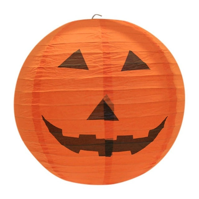 Halloween Pumpkin Hanging Lantern – Store and Mall Decoration Pendant for Ghost Festival and Party Displays