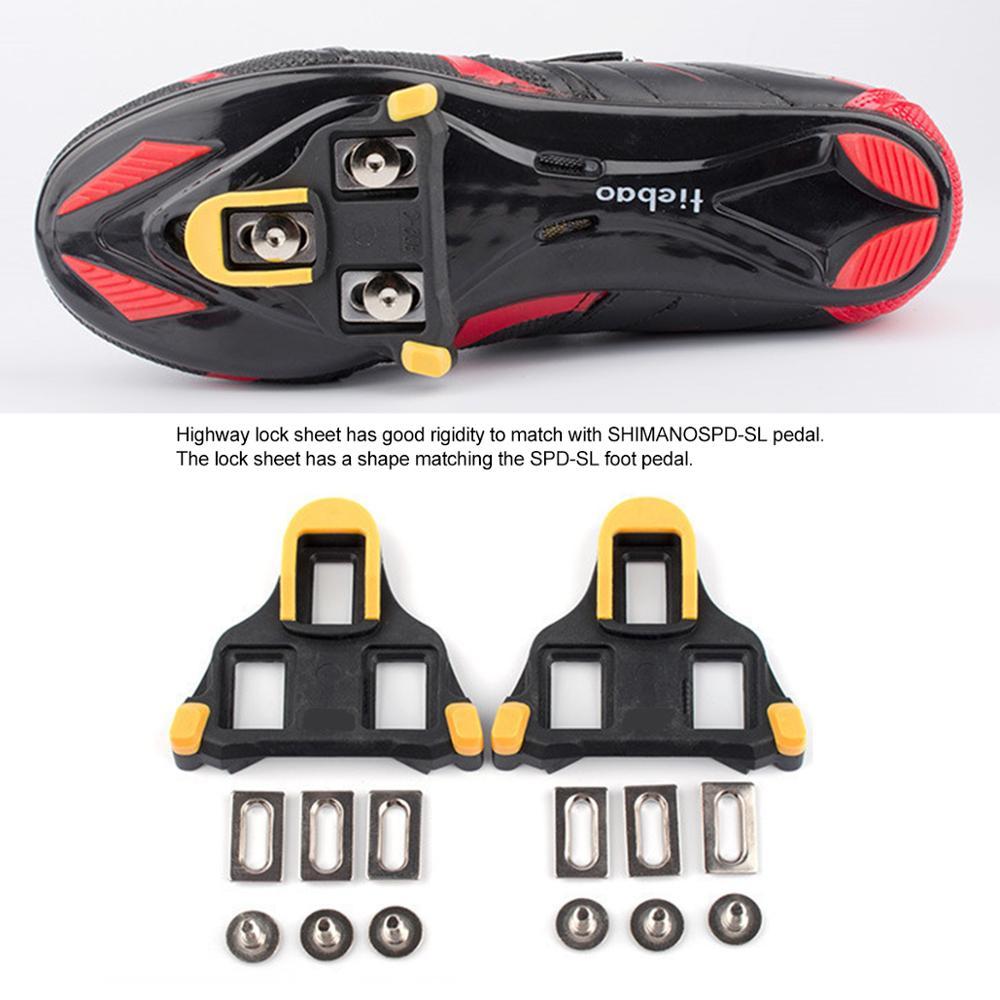 Foot pedals for road bike shoes