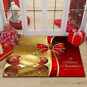 Christmas Carpet Living Room Festive Red Floor Mat
