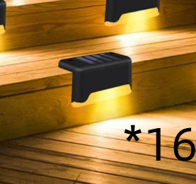 Solar Outdoor Courtyard Lamp Staircase Wall Lamp