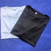 Men's Loose Fit Polyester T Shirt Overalls Solid Color