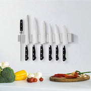 Wall-Mounted Kitchen Knife Storage Rack – Space-Saving Organizer with Strong Adhesive