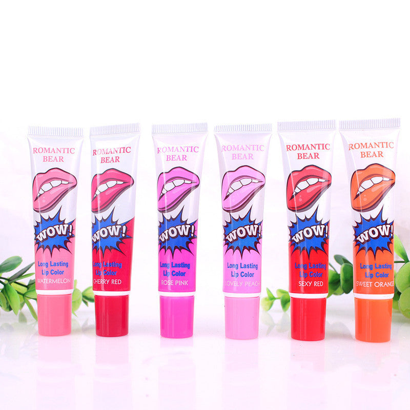 Gel Lip Peel Off Mask 6 Colors Waterproof Long Lasting