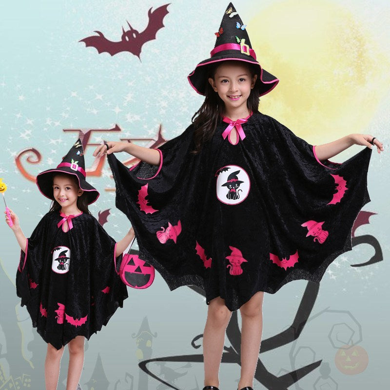 Halloween Princess Costume for Children Kids Dress Up Outfit