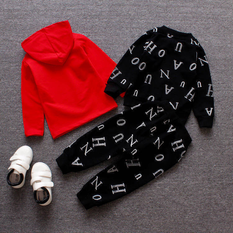 Unisex Kids Long Sleeve Set in Polyester Vinylon Fabric