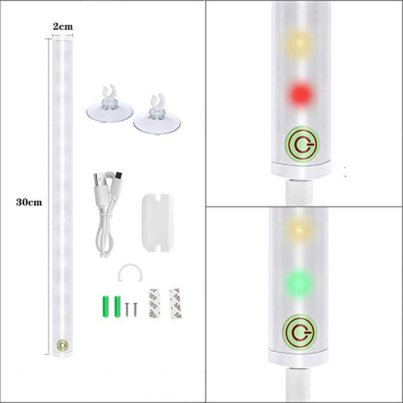 Makeup And Toiletry Fill Light USB Rechargeable Bathroom Lamp, Sucker Paste