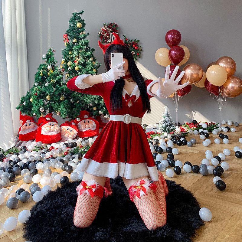Women's Fashion Role-playing Pajamas Christmas Suit