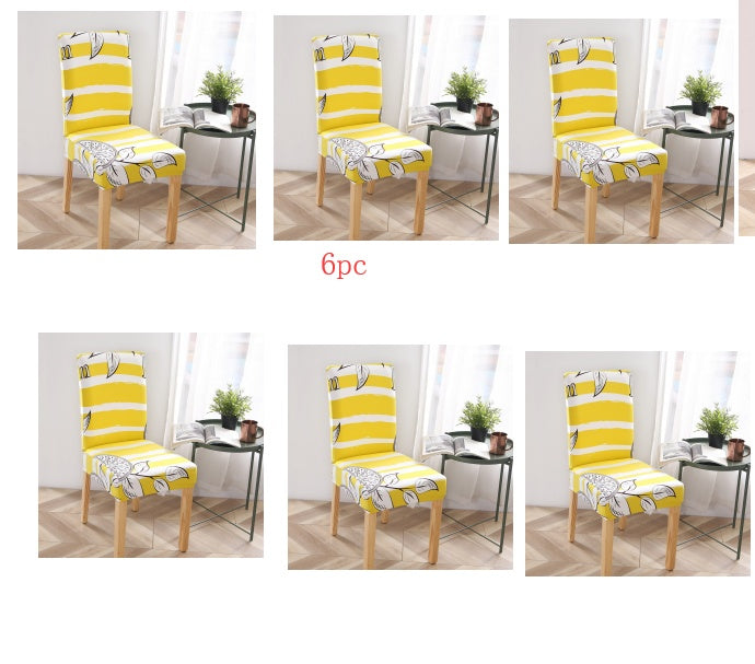 Elastic Siamese Solid Color Stretch Office and Hotel Chair Cover