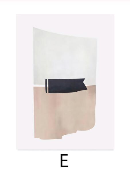 Scandinavian Abstract Wall Art – Poster & Canvas Painting for Modern Home Decor