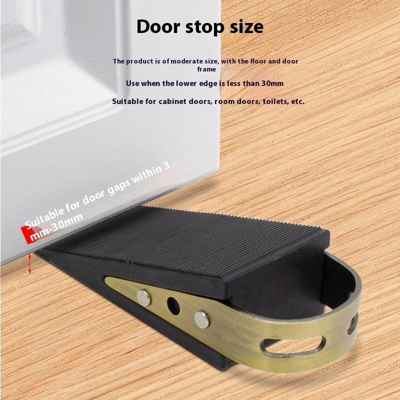 Thick Stainless Steel Top Removable Door Stopper