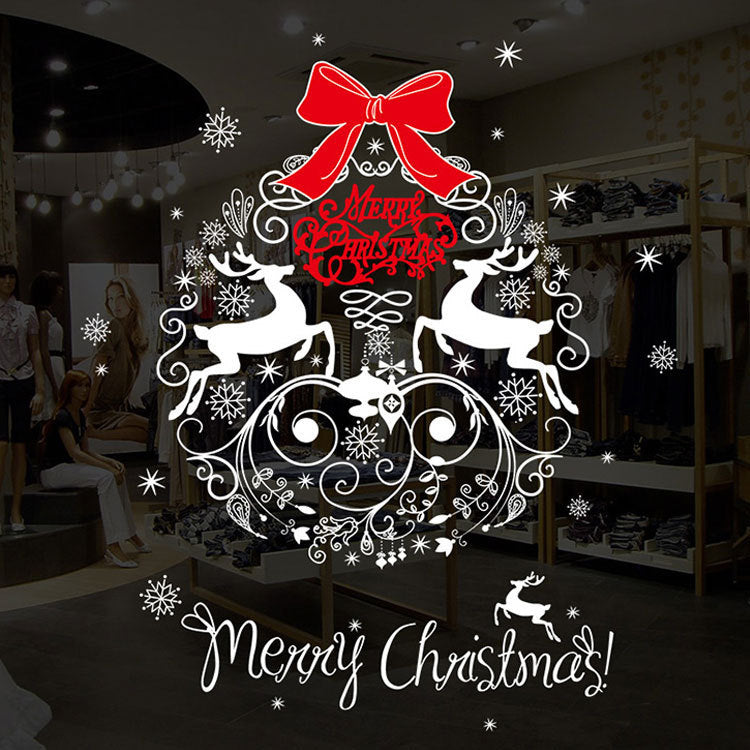 Self-adhesive Decorative Festive Christmas Wall Stickers