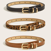 Retro Thin All-match Pin Buckle Small Belt