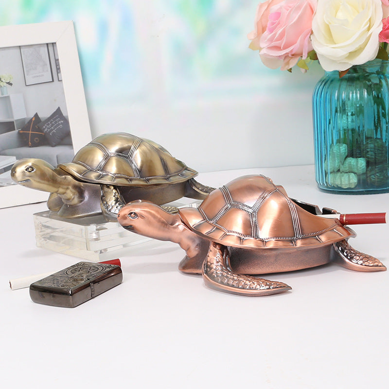 Home Creative Turtle Shaped Ashtray Ornament