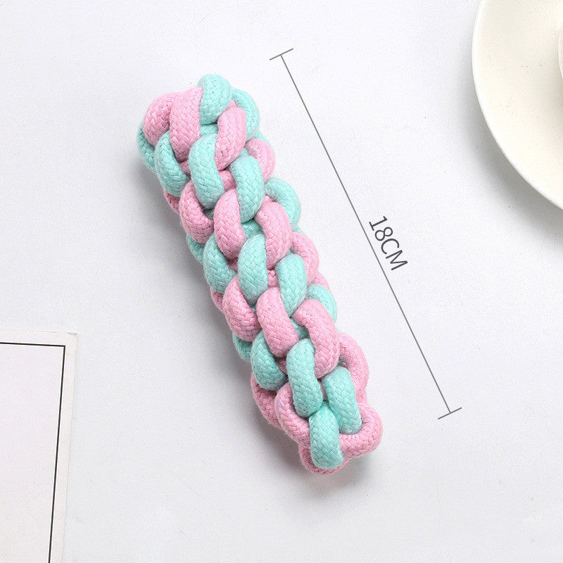 Pet Bite Resistant Cotton Rope Ball Cat And Dog Toy