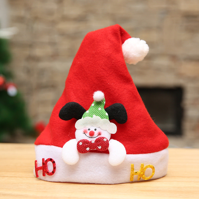Christmas Decal Cartoon Christmas Hat
