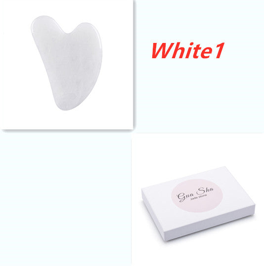 Jade Scraping Massage Tool – Gua Sha Scraper Board for Face & Body