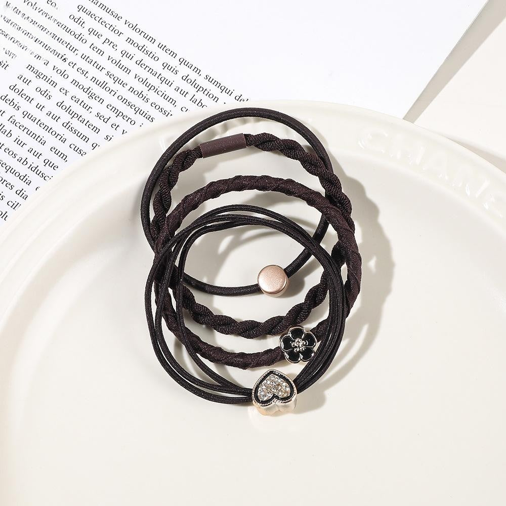 Basic High Elastic Rubber Band All-match Hair Headband Hair Rope Hair Accessories Headdress