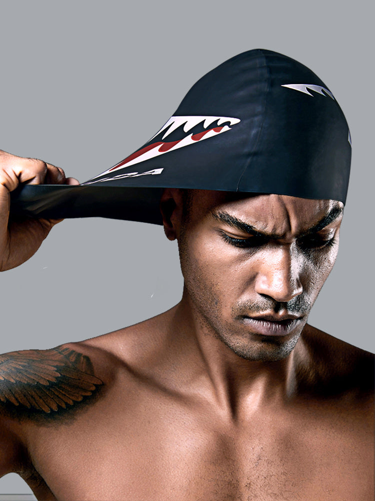 Silicone Swimming Cap Unisex Hair Protection For Pool
