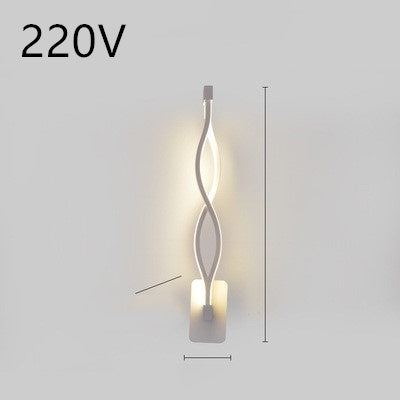 Silicone Shade LED Bedside Wall Lamp Button Switch