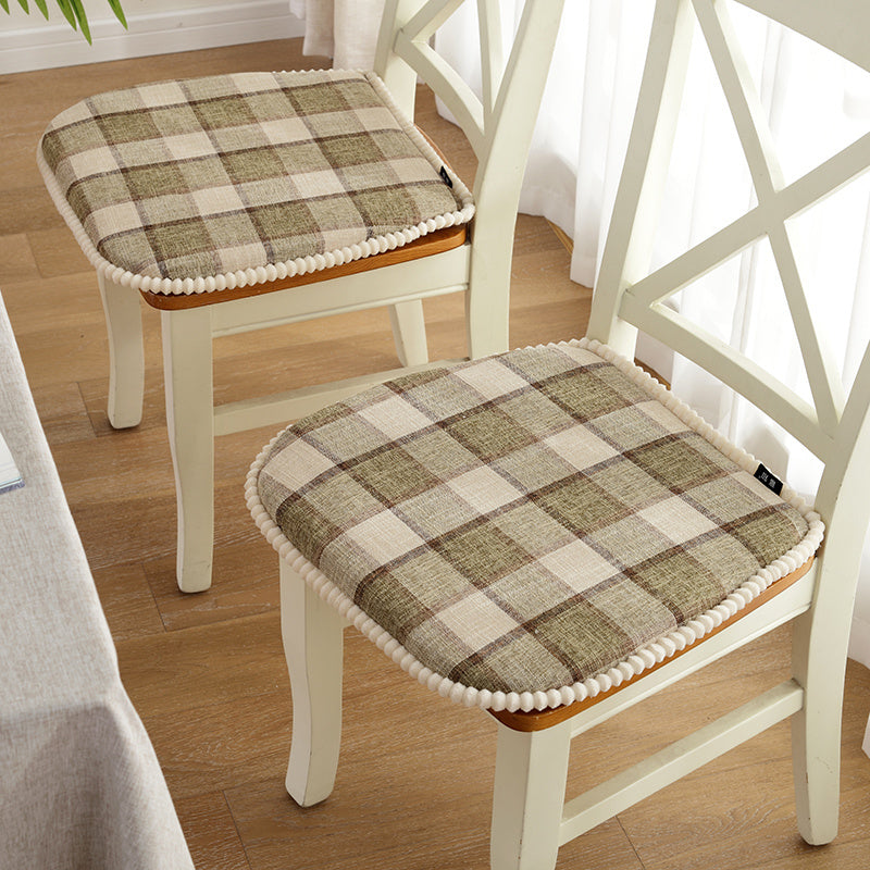 Cotton And Linen Office Seat Cushion