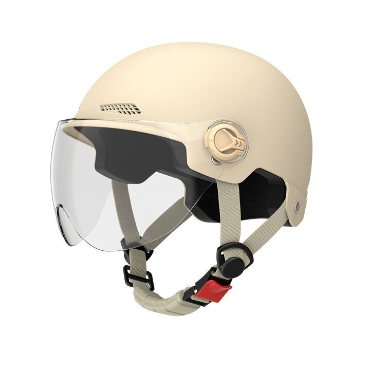 Women's Motorcycle Solid Color Safety Helmet