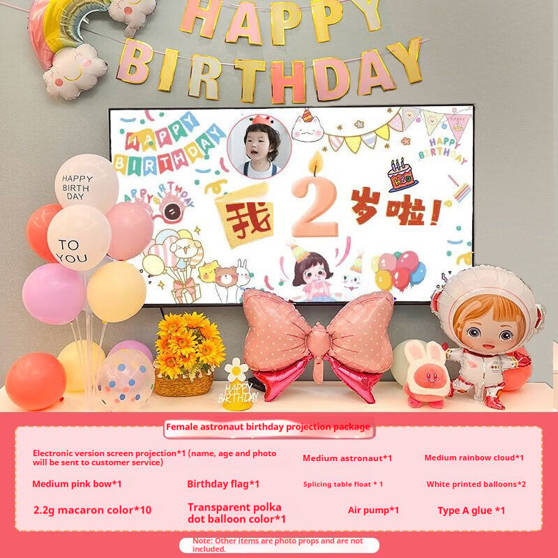 Scene Setting Supplies Happy Birthday To Girls