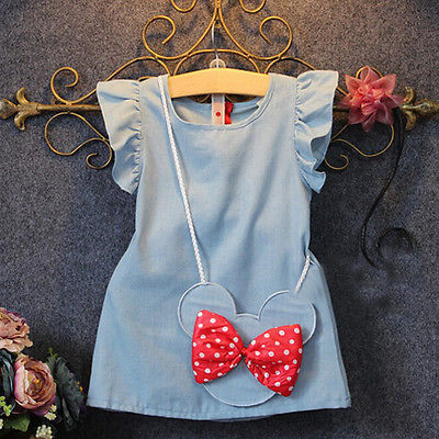 Baby Girls’ Denim Dress – Casual Toddler Outfit