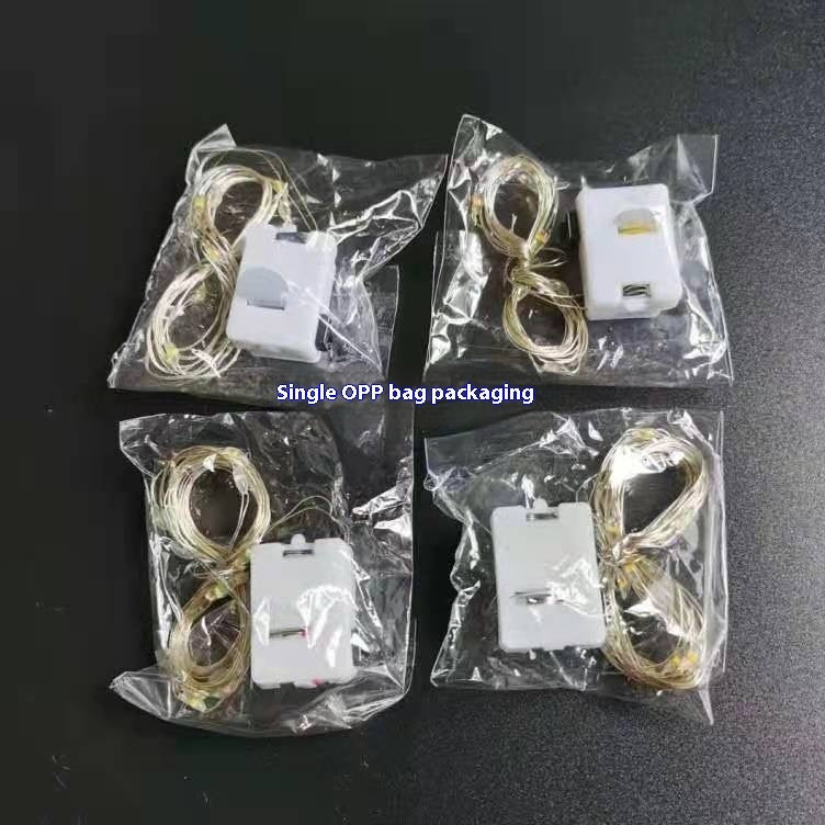 Button Battery Box LED Lighting Chain Small White Box Chandeliers
