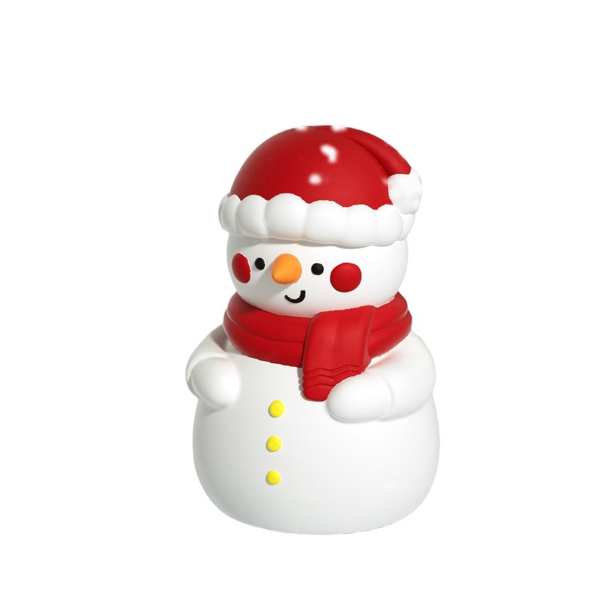 Snowman Night Light Christmas Bedroom Bedside Silicone Night Lamp Sleeping Light