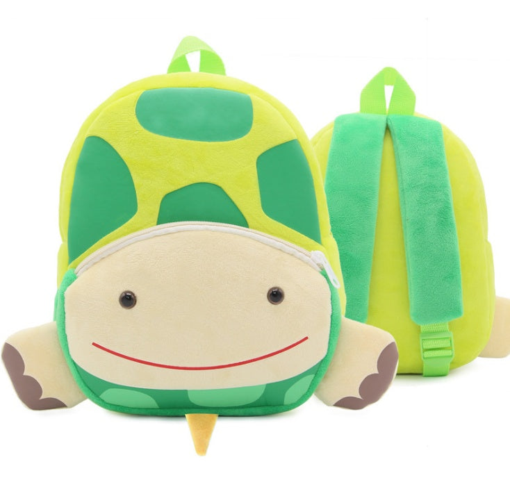 Cute Plush Kindergarten Backpacks – Cartoon Animal School Bags for Children