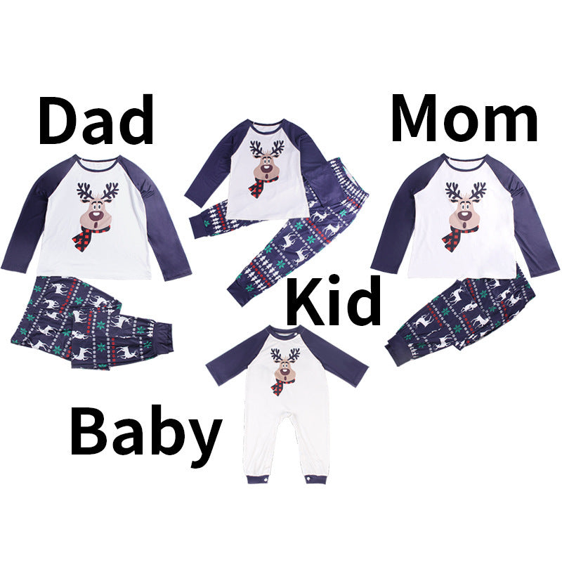 Parent-child Homewear Clothes Pajamas Suit