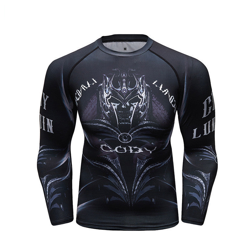 Long sleeved tights, men's running suit