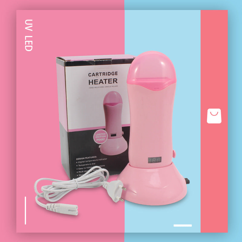 Small Pink Mini Wax Heater – Quick Double Hot Wax Depilator Machine