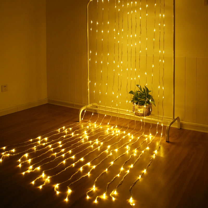 LED Waterfall Star String Lights Decorative Lamp