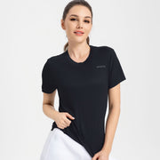 Women’s Quick-Dry Sports T-Shirt – Breathable Short Sleeve Gym & Running Top