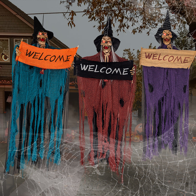 Resin Halloween Hanging Ghost Door Decor For Halloween