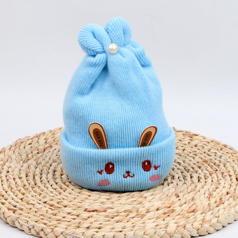 Unisex Newborn Woolen Winter Beanie Hat Regular Fit