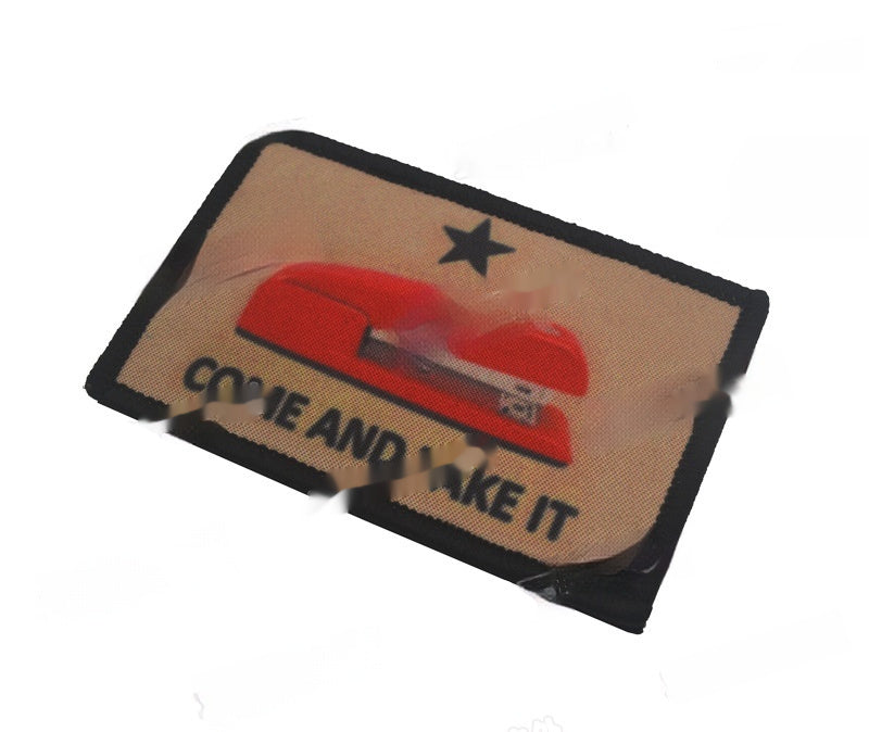 Five-Star AK Machine Gun Embroidered Cloth Tips – Gas Seal Patch
