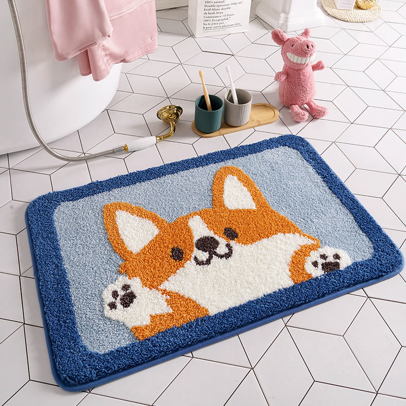 Super Absorbent Non-Slip Bathroom Mat – Quick-Dry Bath Rug
