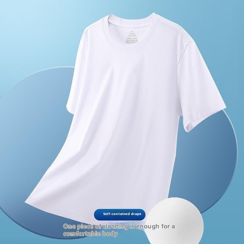 Ice Skin-friendly Short Sleeve Absorb Sweat Running Breathable