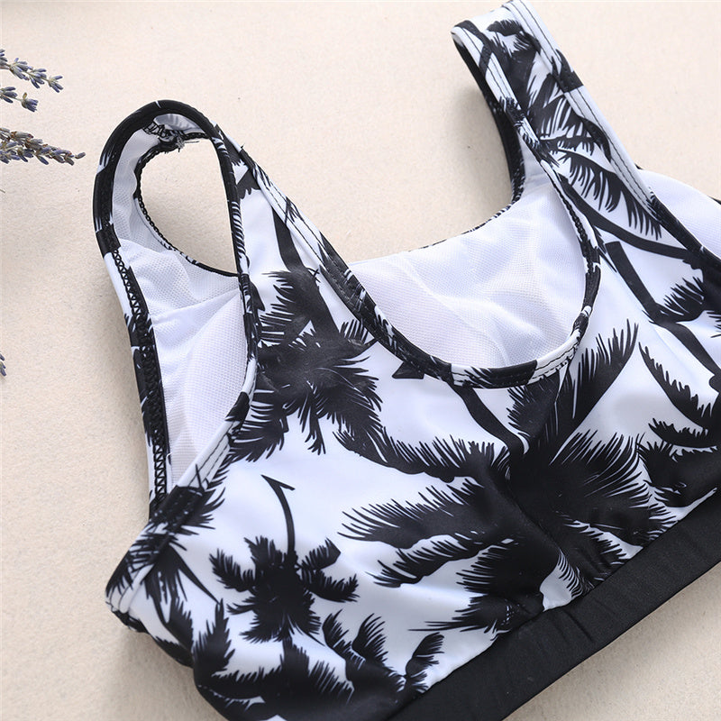 Women’s Floral Bikini Set – Sexy European Style Swimwear with Padded Top