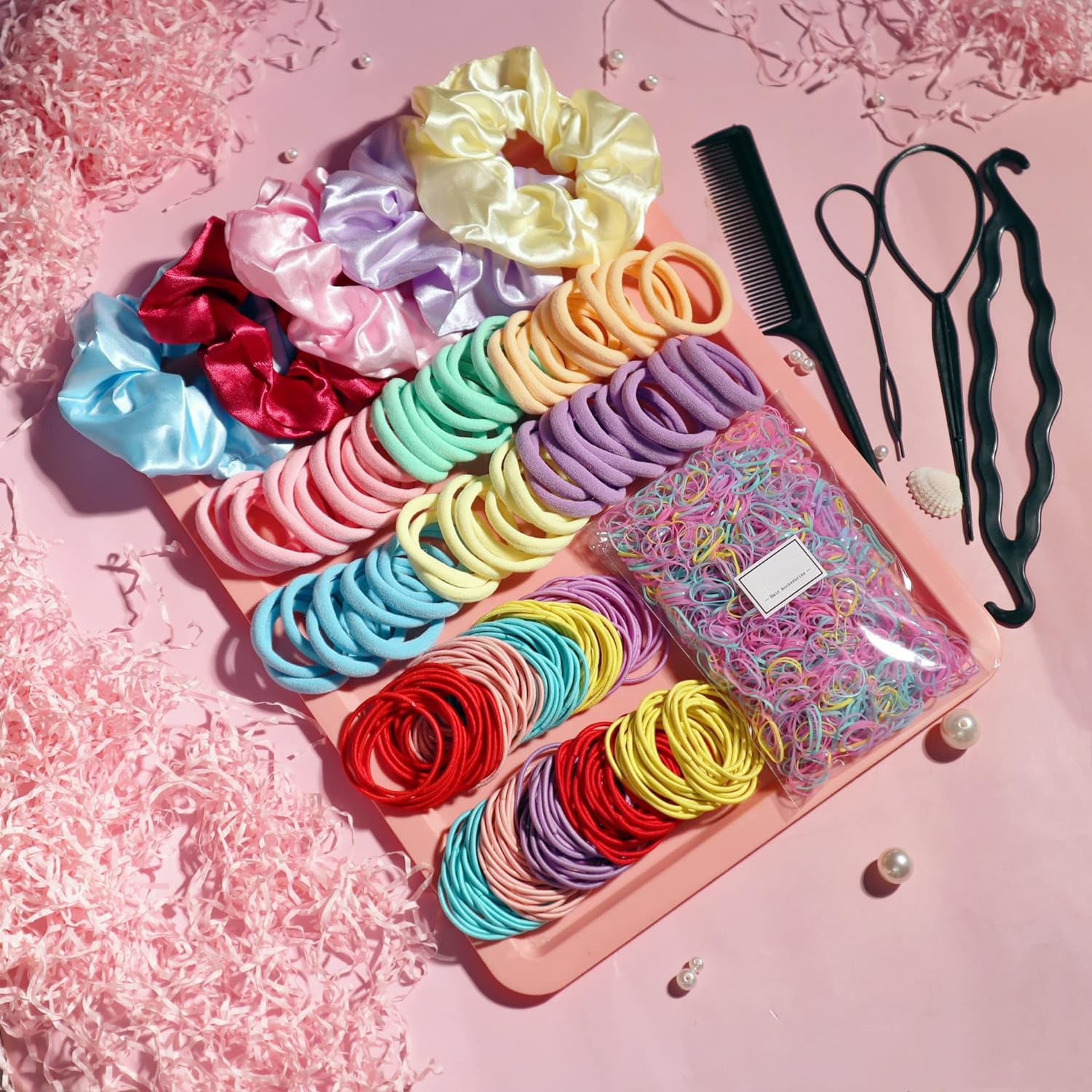 Large Intestine Ring Hair Accessories Suit Korean Color