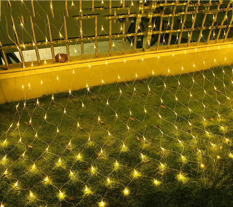 LED Net Lights Fishing Grid Lanterns Holiday Wedding Christmas Decoration