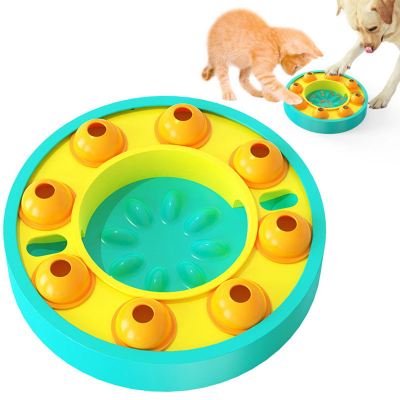 Interactive Dog Puzzle Slow Feeder Bowl – IQ & Training Toy
