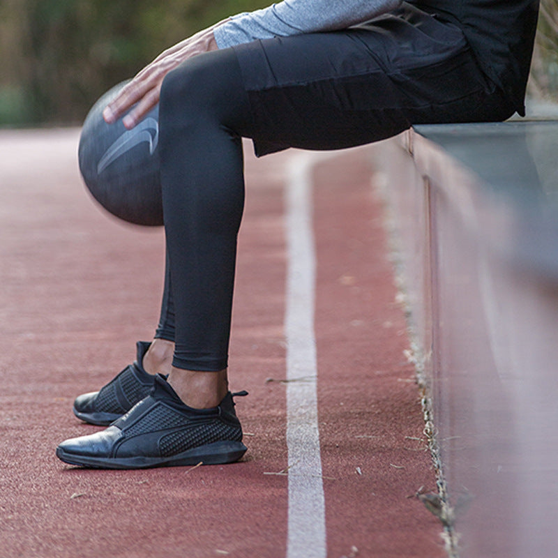 Men’s Stretch Quick-Dry Compression Leggings – Training Sports Pants