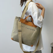 Canvas Shoulder Bag for Women – Large Capacity Fashion Messenger Crossbody Tote