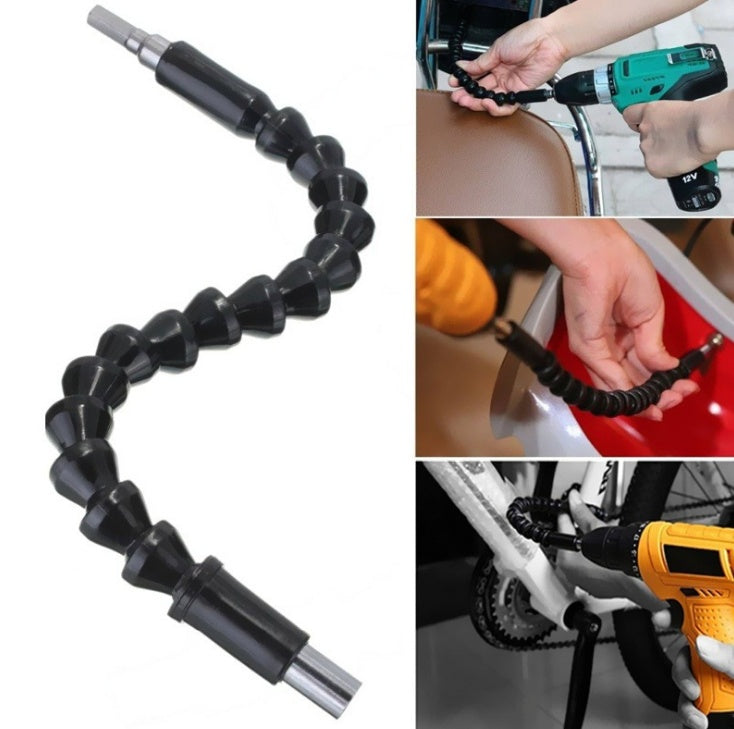 1/4" Hex Flexible Drill Bit Extension – Bendable Shaft, Magnetic