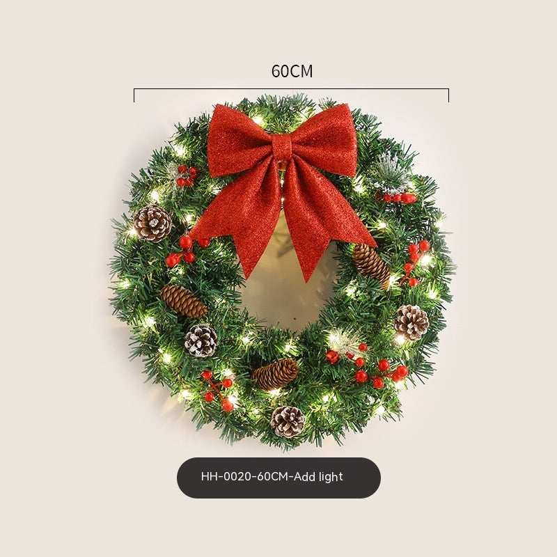 Christmas Garland Decoration Door Hanging Scene