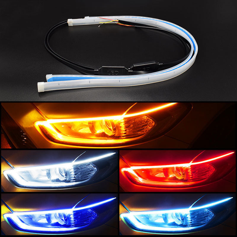 Silicone Car Interior Mood Lighting Footwell LED 12V
