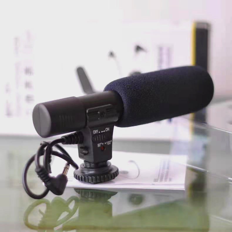 Camera Photography Microphone - Back-Pole Condenser, Dual Single-Point